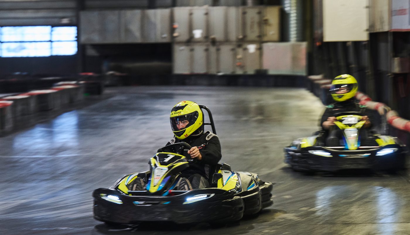 Elektriske juniorgokarter hos Harald Huysman Karting på Alnabru